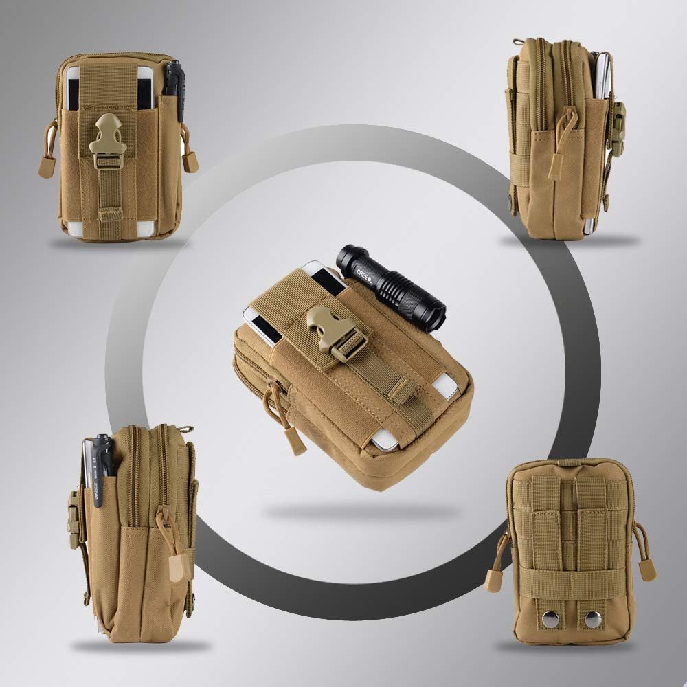 Tactical Molle Belt Pouch Mili - Edc Carry Belt ulasan dan harga