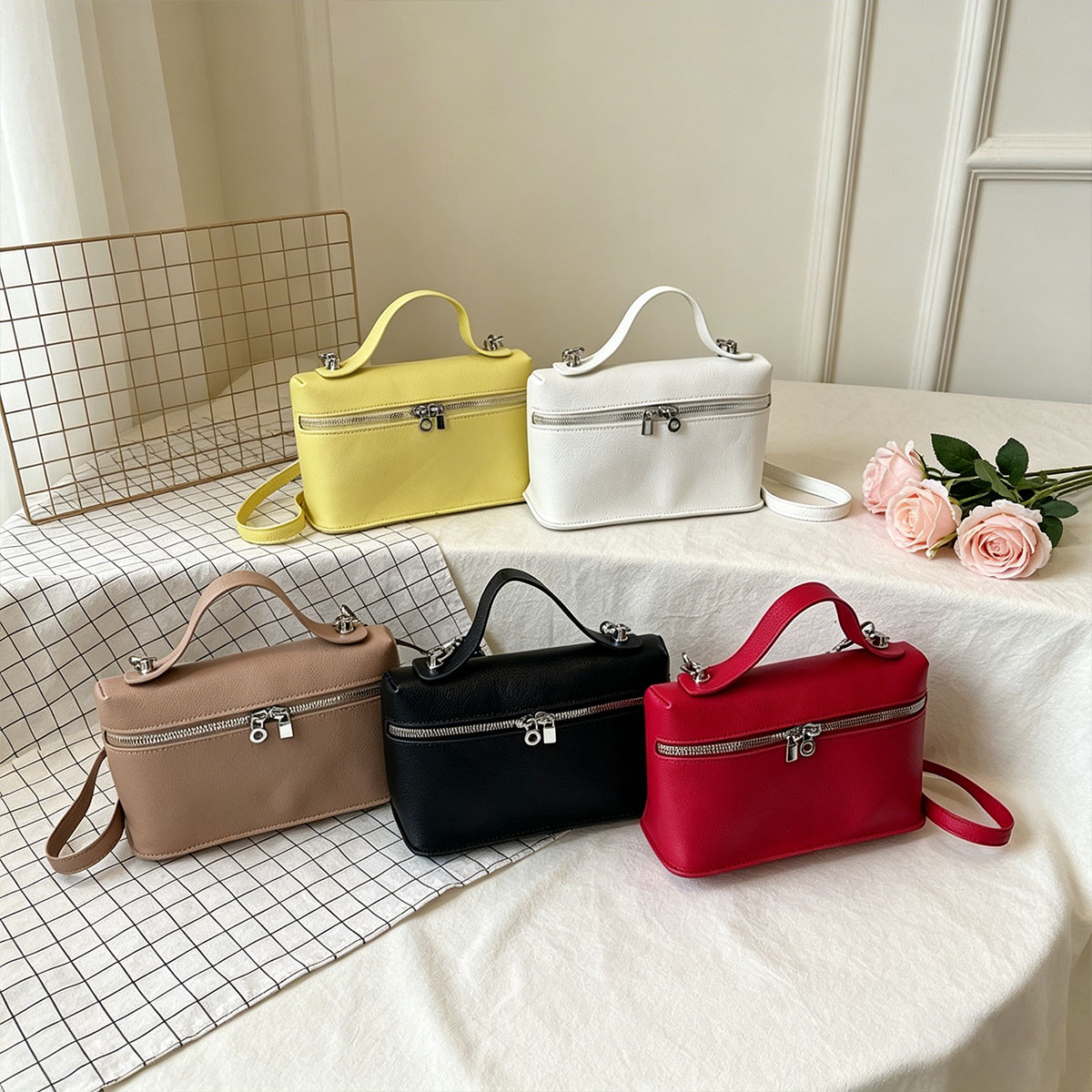 Minimalist Trend Solid Color B - Edc Carry Bag ulasan dan harga