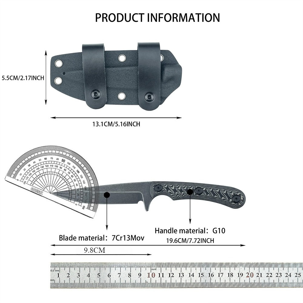 Full Tang Fixed Blade Knives 7 - Edc Carry Fixed Blade ulasan dan harga