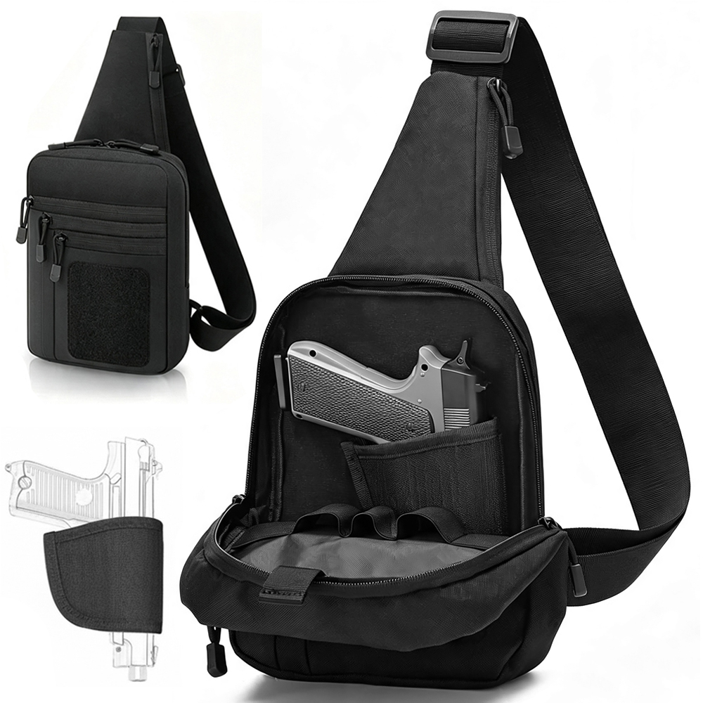 Concealed Carry Chest Gun Bag  - Edc Concealed Carry Sling Bag ulasan dan harga