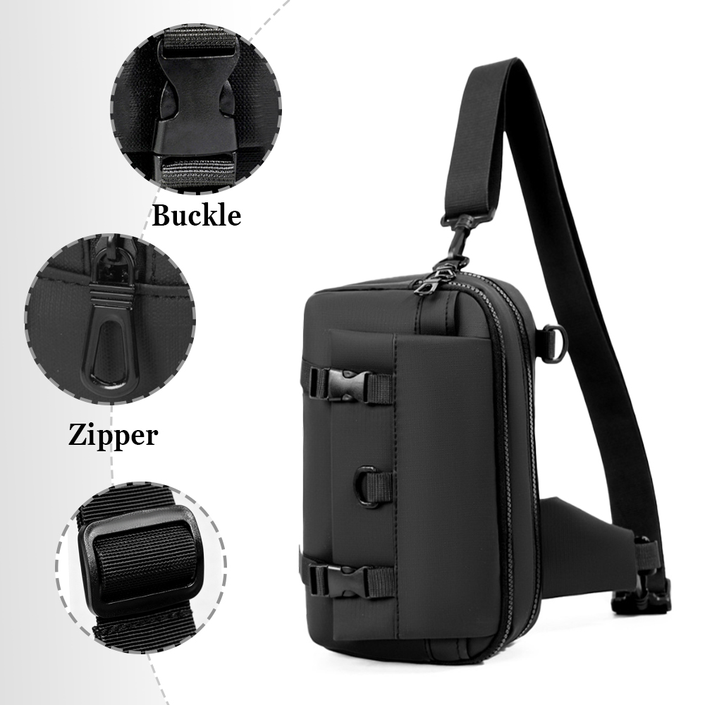 Tactical Pistol Gun Bag Concea - Edc Concealed Carry Sling Bag ulasan dan harga
