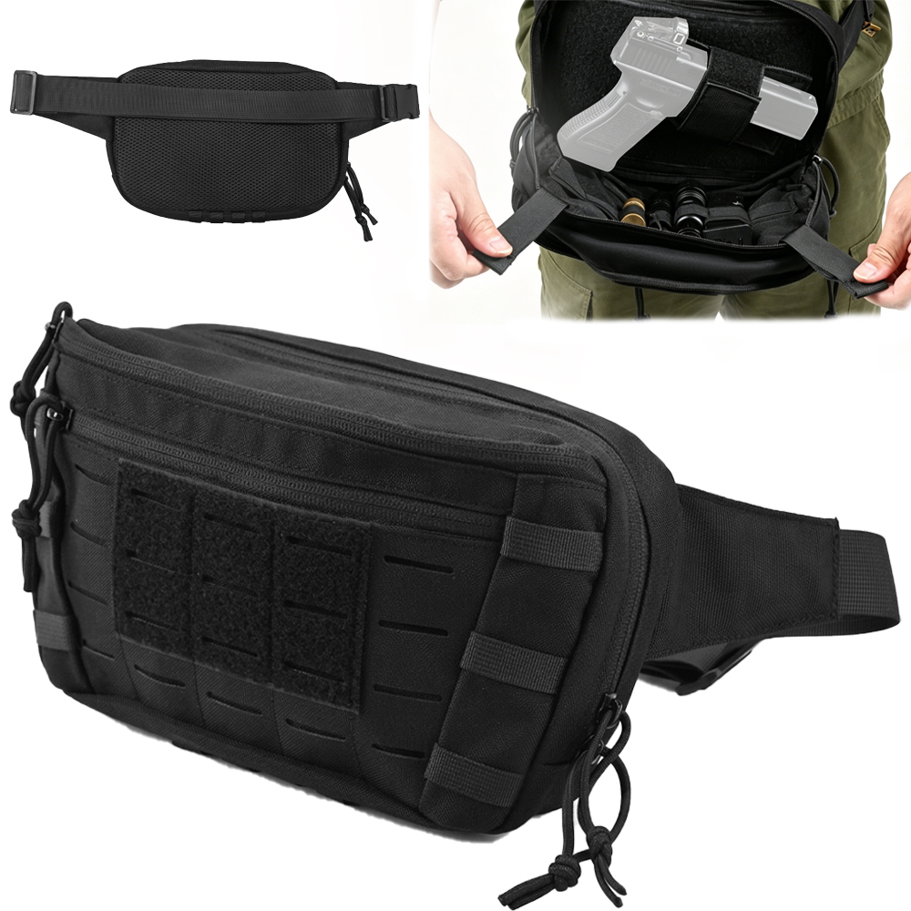 Tactical Pistol Waist Bag CCW  - Edc Carry Bag For Pistol ulasan dan harga