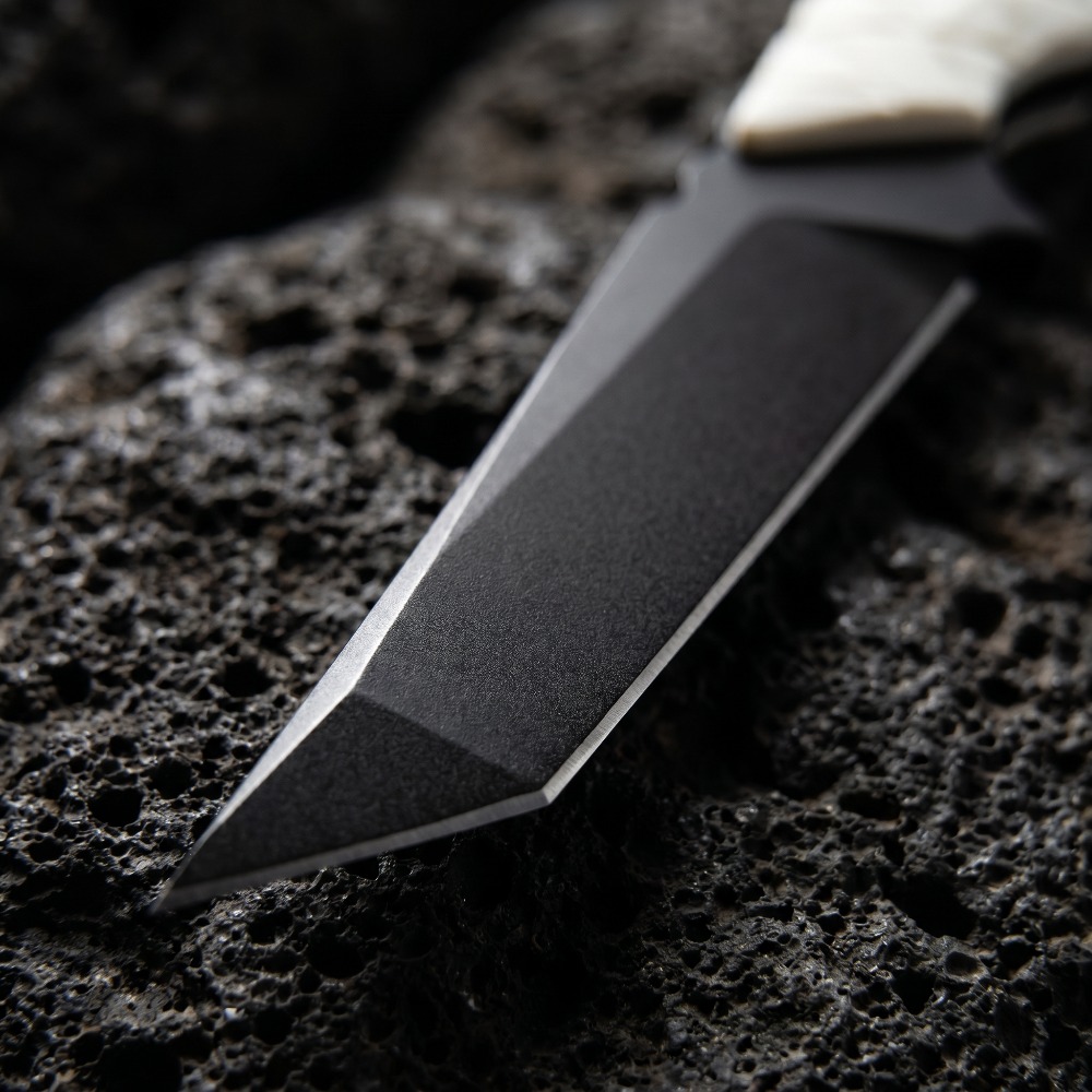 New Fixed Blade Knife White G1 - Edc Carry Fixed Blade ulasan dan harga