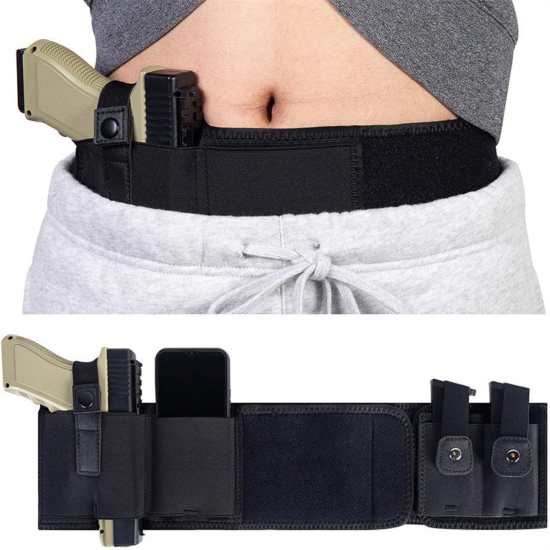 Belly Band Gun Holster Conceal - Edc Carry Gun ulasan dan harga