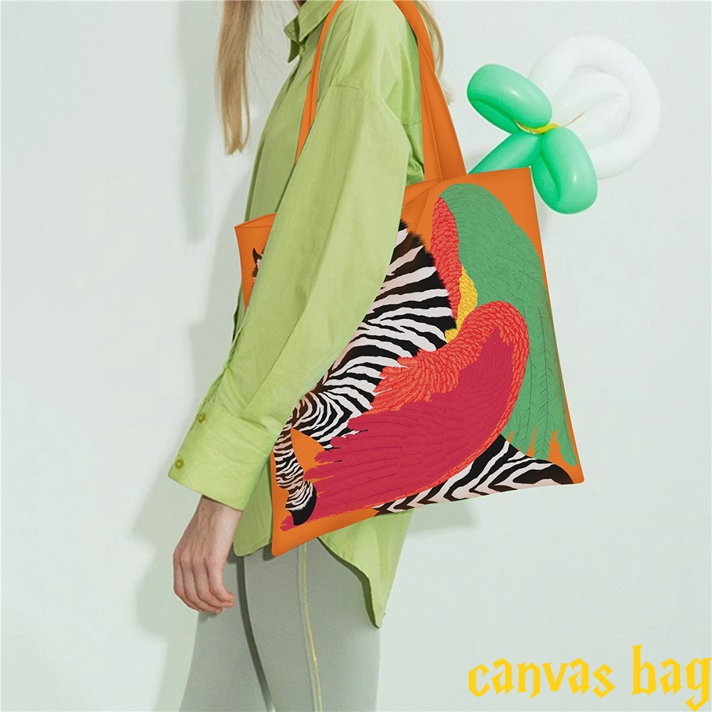 Fashion Multi-color Canvas Bag - Edc Carry Bag ulasan dan harga
