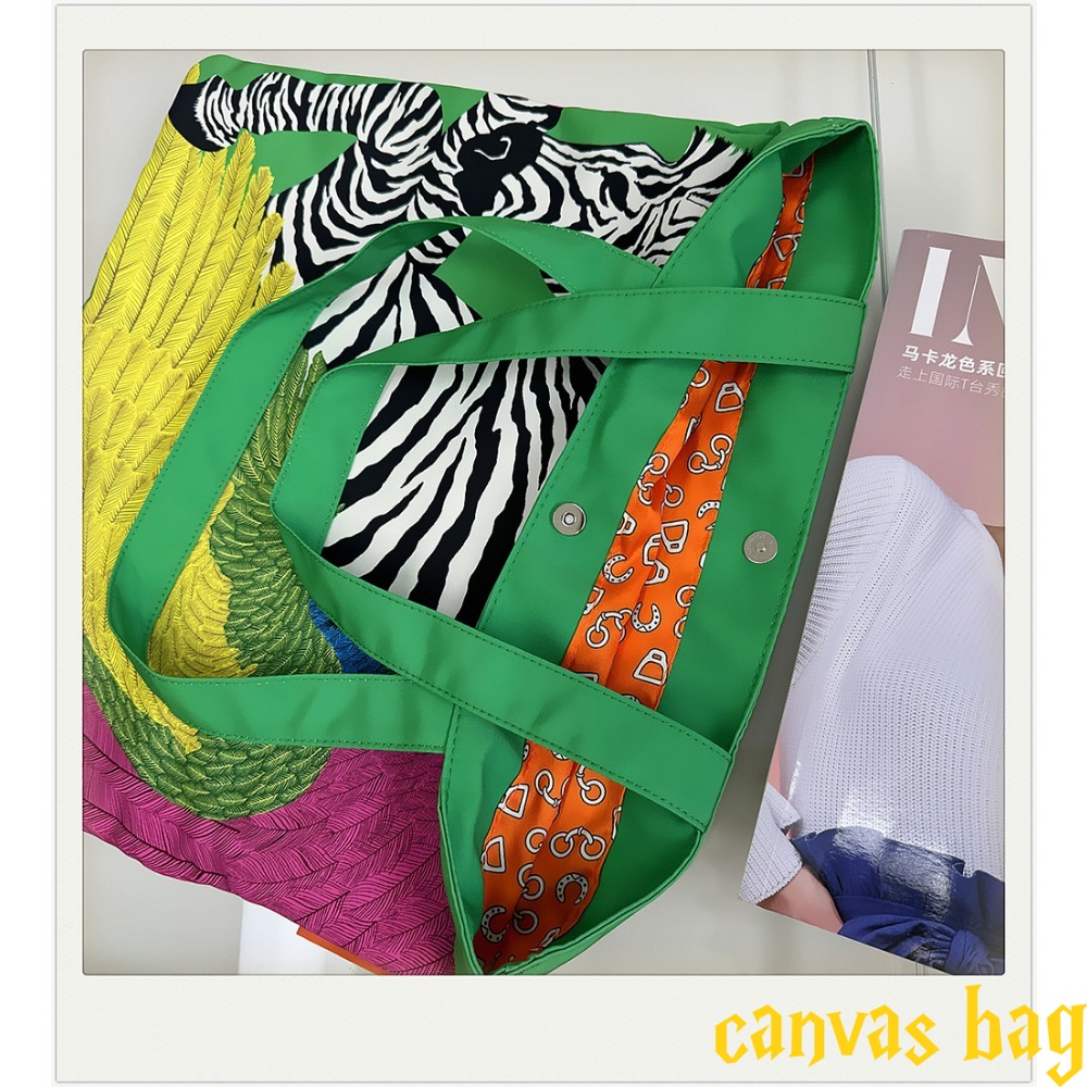 Fashion Multi-color Canvas Bag - Edc Carry Bag ulasan dan harga