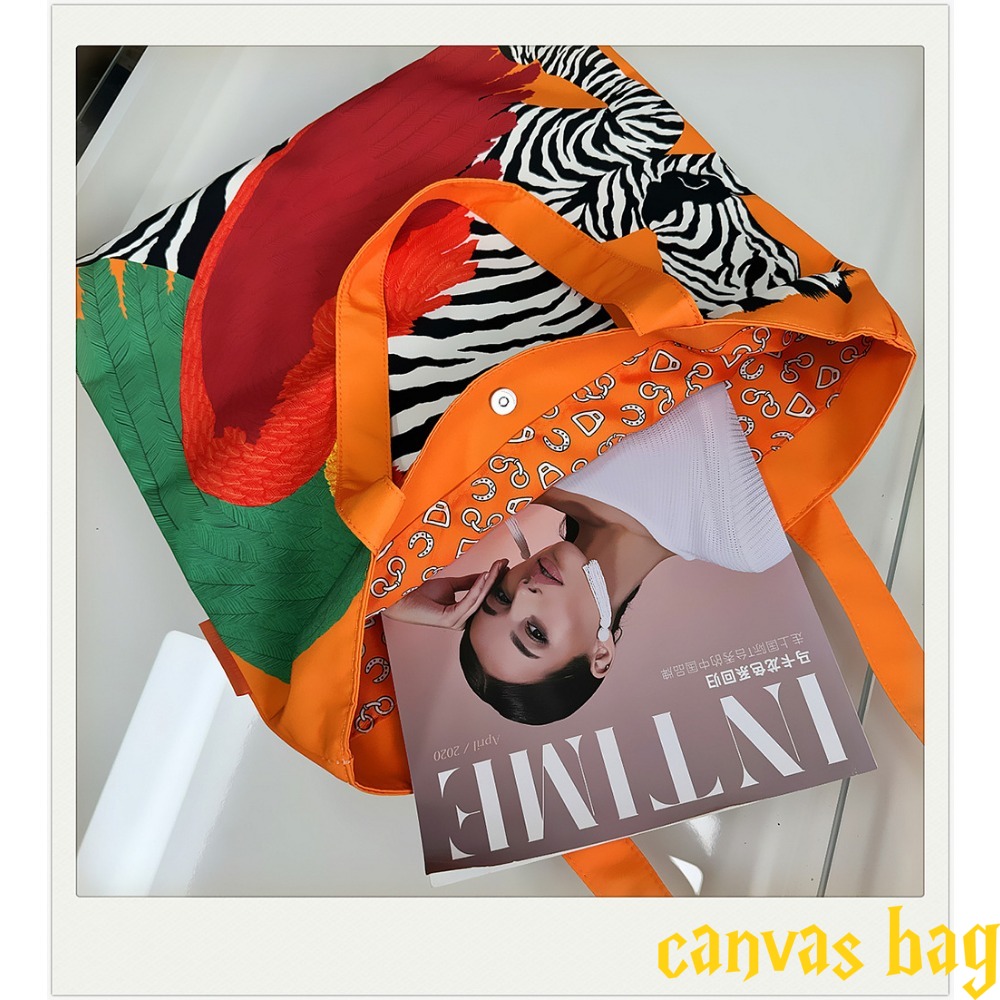 Fashion Multi-color Canvas Bag - Edc Carry Bag ulasan dan harga