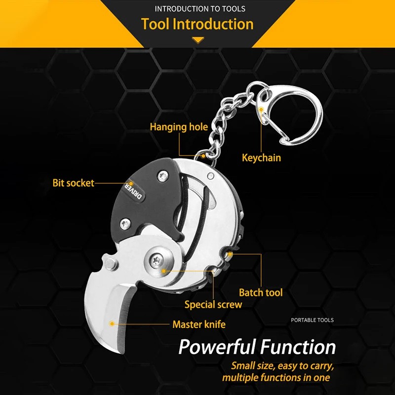 Multifunctional Folding Coin K - Edc Carry Coins ulasan dan harga
