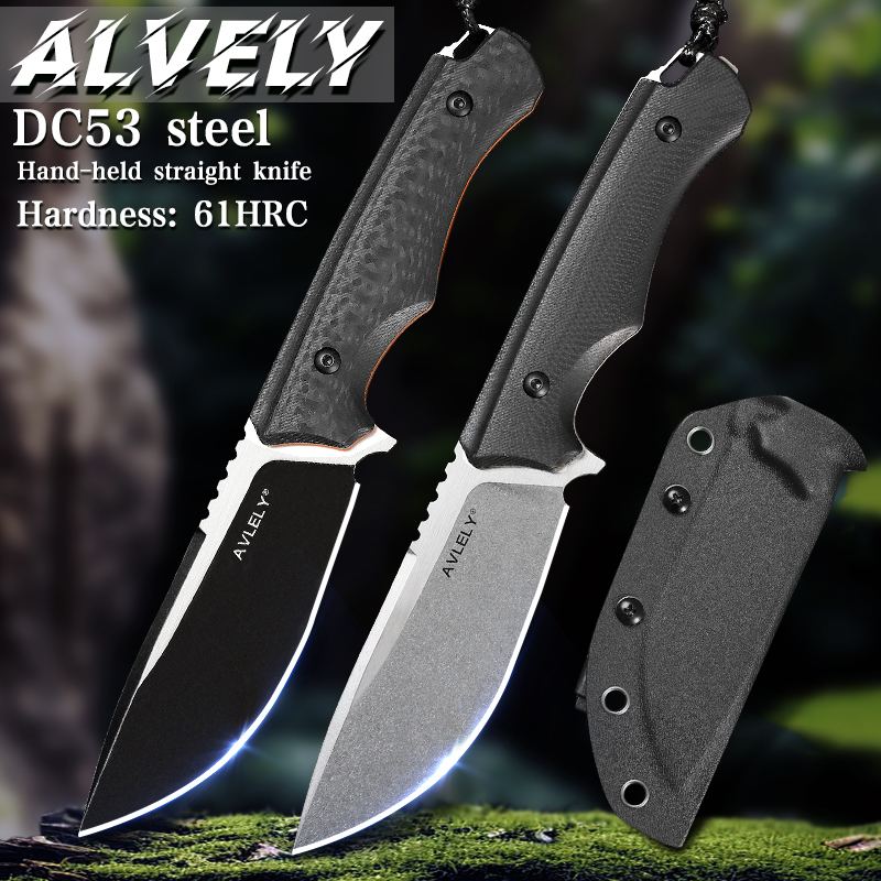 DC53 Steel Fixed-Blade Straigh - Edc Fixed Blade Deep Carry ulasan dan harga