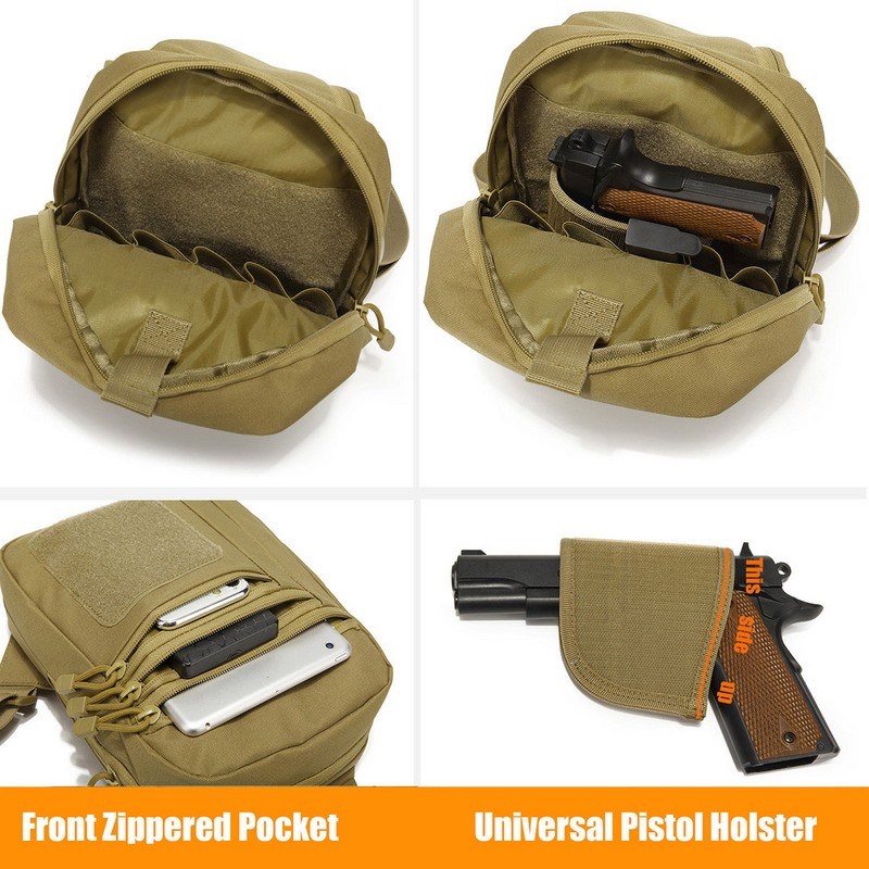 New Tactical Chest Bag Pistol  - Edc Carry Gun ulasan dan harga