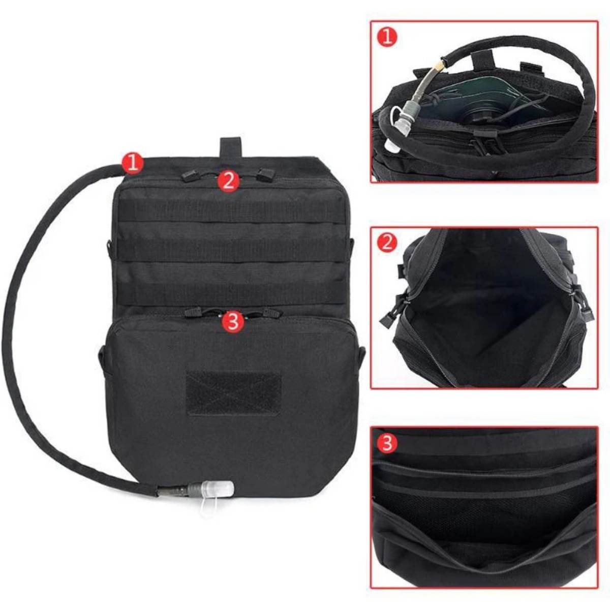 Outdoor Molle Bag Camping Hydr - Edc Carry Pack ulasan dan harga
