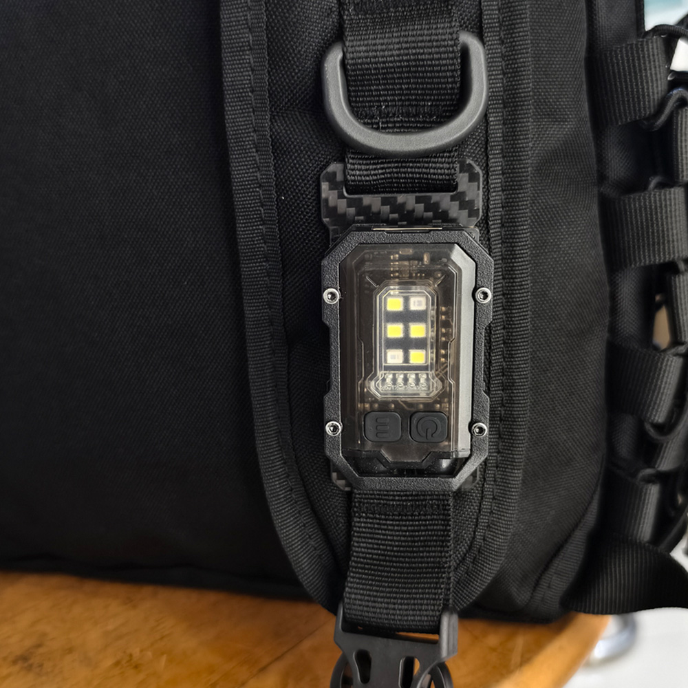Tactical Flashlight EDC Portab - Edc Carry Belt ulasan dan harga