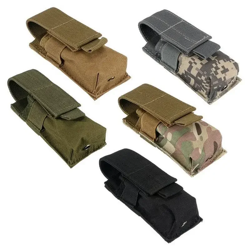 Tactical Molle Flashlight Pouc - Edc Carry Holster ulasan dan harga