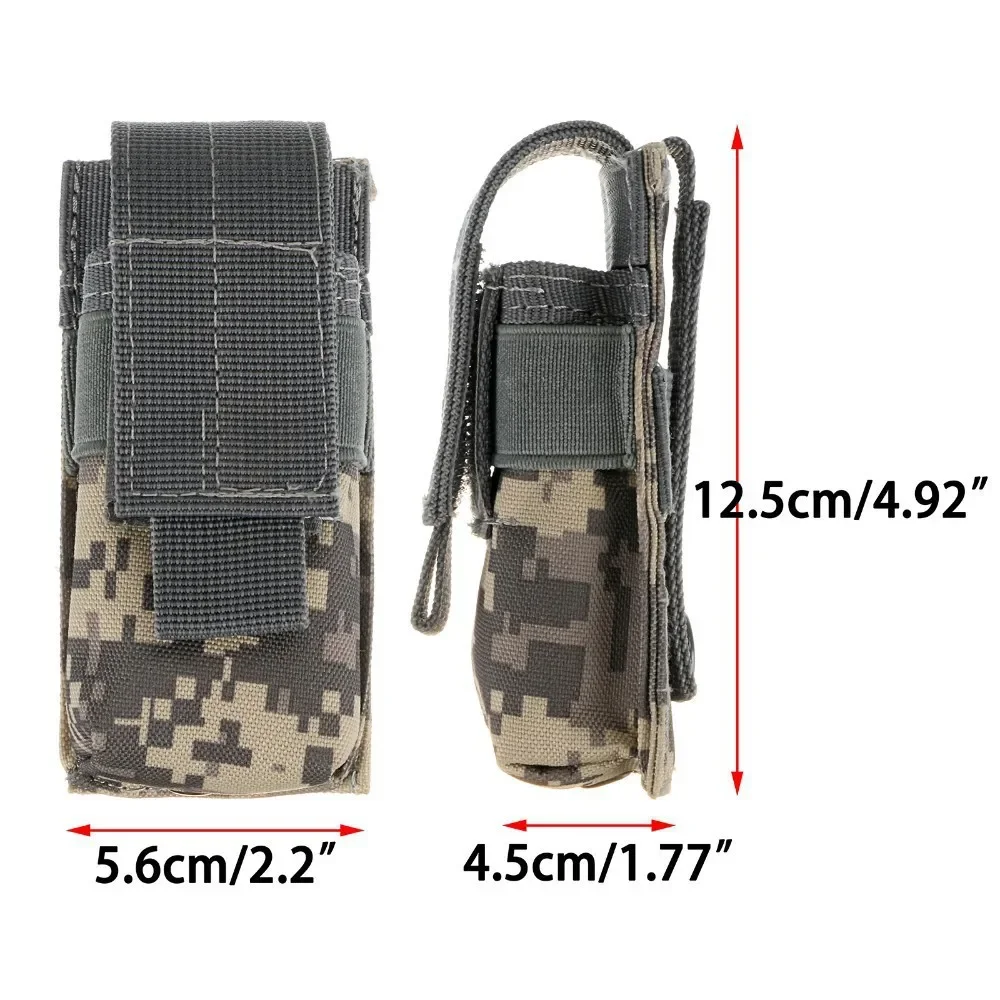 Tactical Molle Flashlight Pouc - Edc Carry Holster ulasan dan harga