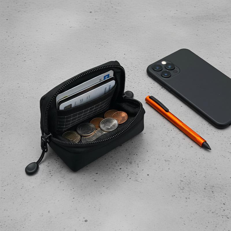 Mini EDC Polyester Pouch Porta - Edc Carry Coins ulasan dan harga