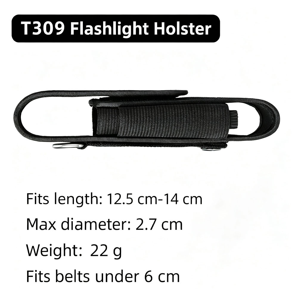 T309 Tactical Flashlight Pouch - Edc Carry Holster ulasan dan harga