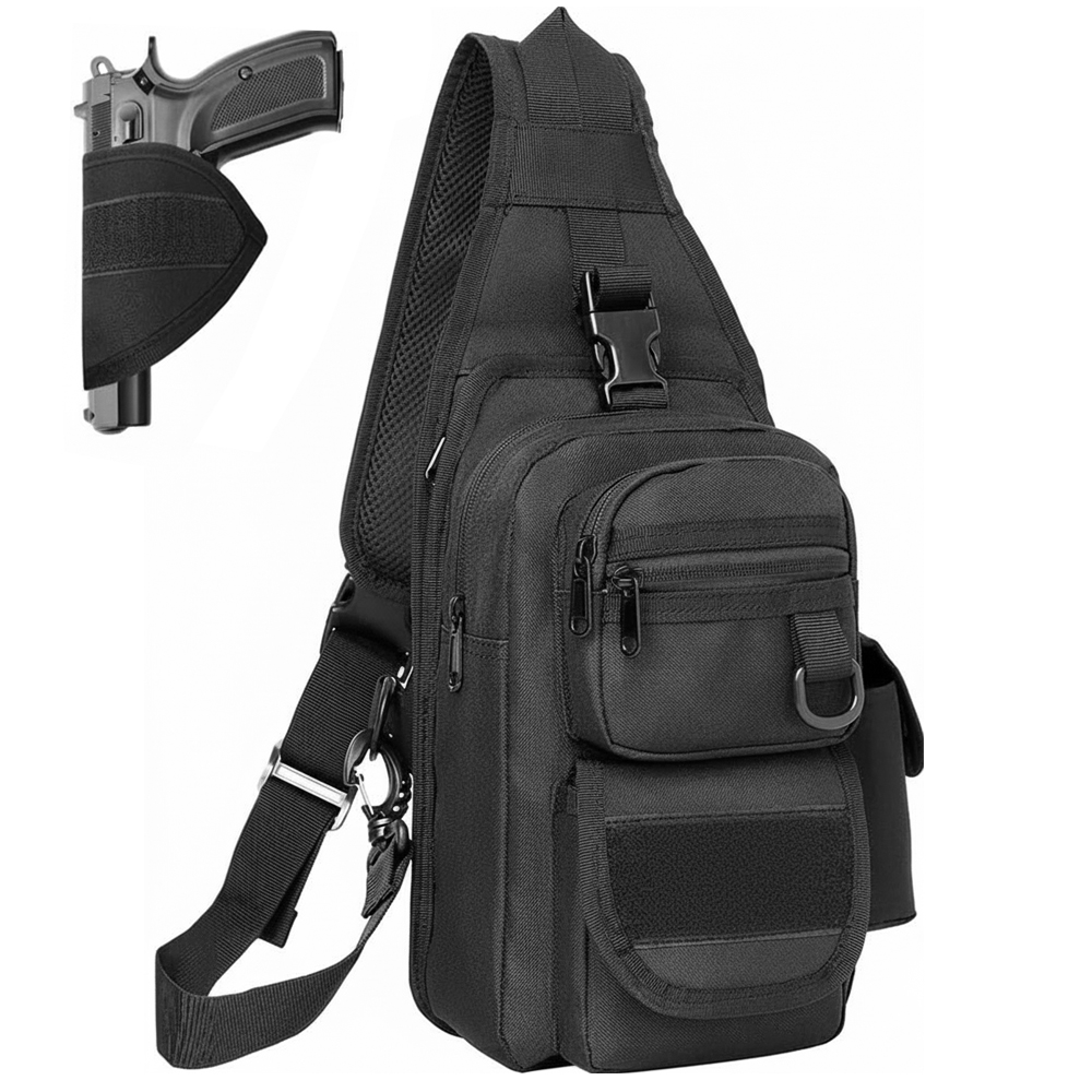 Concealed Carry Pistol Gun Bag - Edc Concealed Carry Sling Bag ulasan dan harga