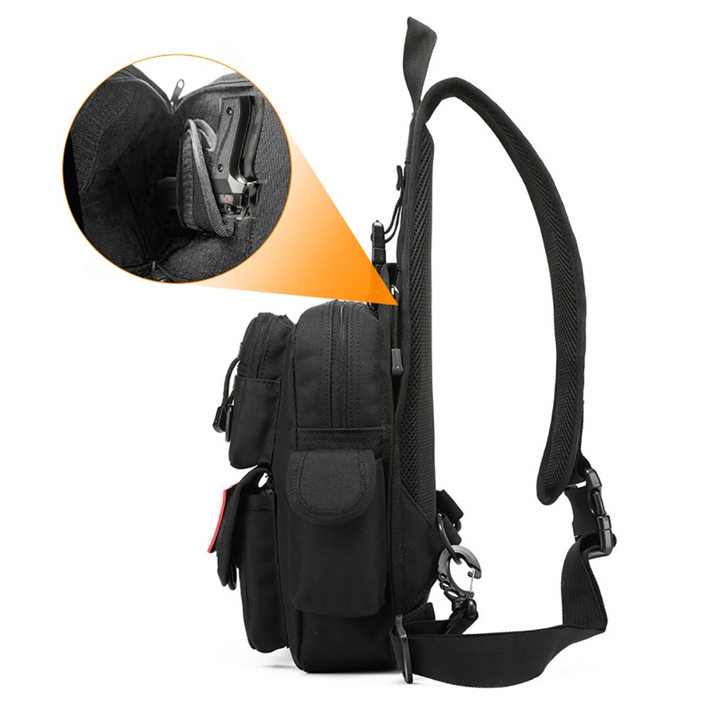 Concealed Carry Pistol Gun Bag - Edc Concealed Carry Sling Bag ulasan dan harga