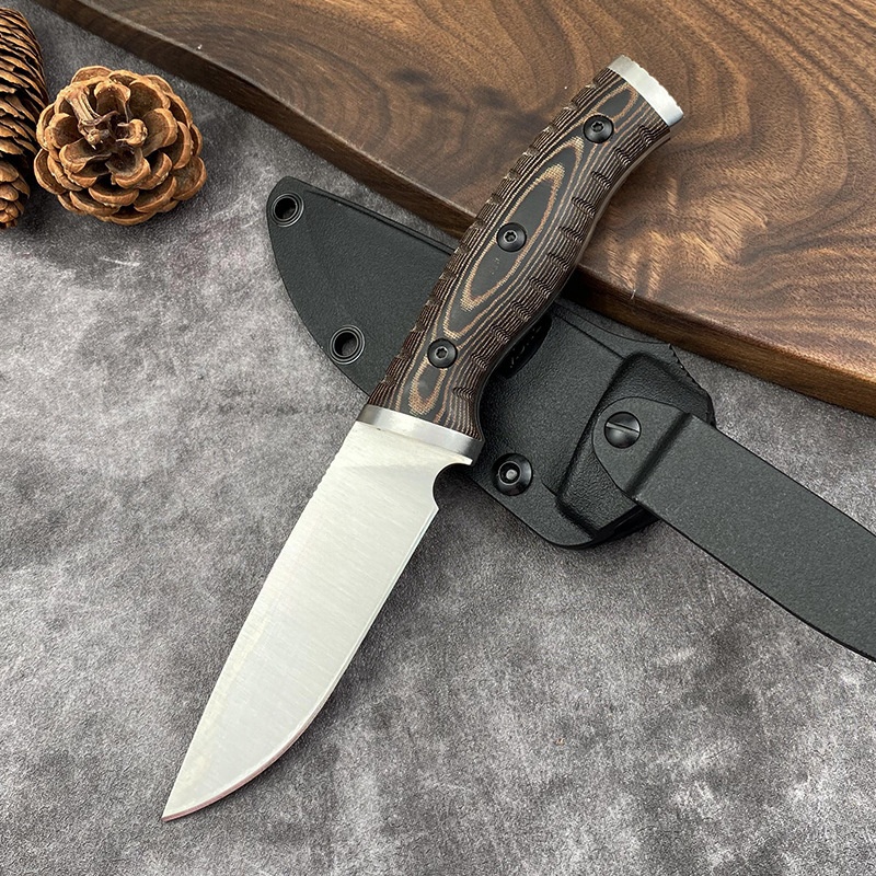 Straight Knife D2 Blade G10 Ha - Edc Fixed Blade Deep Carry ulasan dan harga