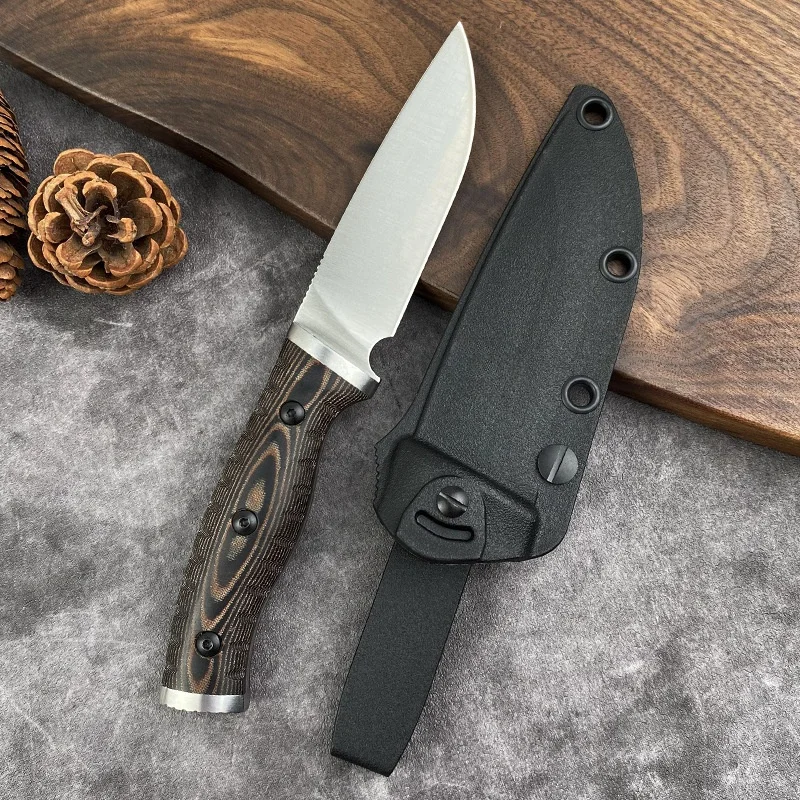Straight Knife D2 Blade G10 Ha - Edc Fixed Blade Deep Carry ulasan dan harga
