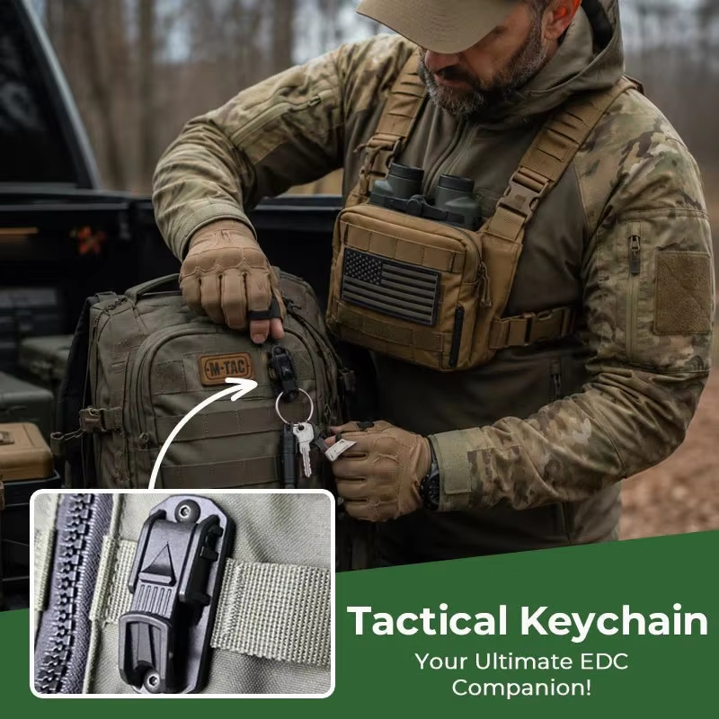 Plastic Tactical Key Ring Clip - Edc Carry Pack ulasan dan harga