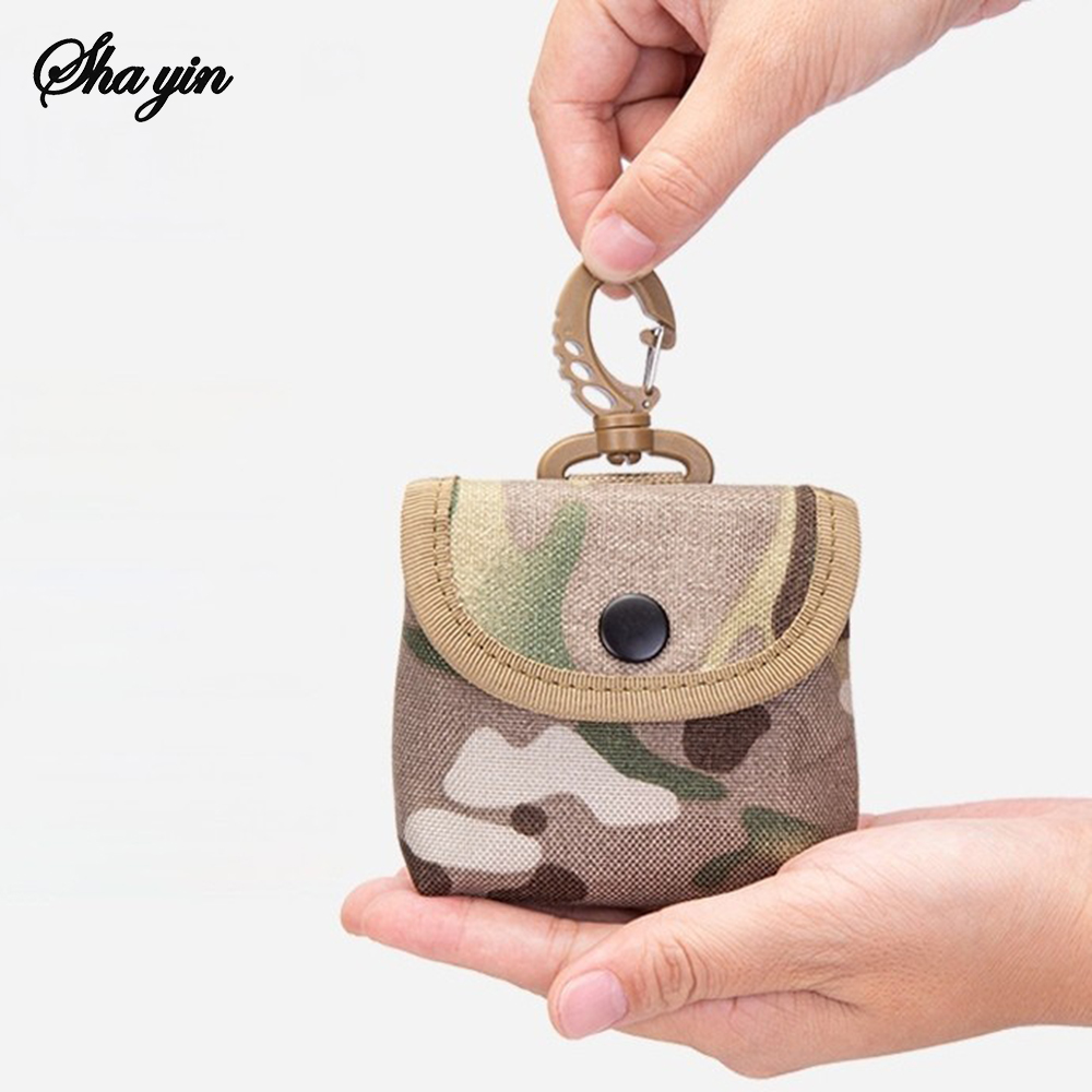 Waterproof Camp Mini Oxford Fa - Edc Carry Coins ulasan dan harga