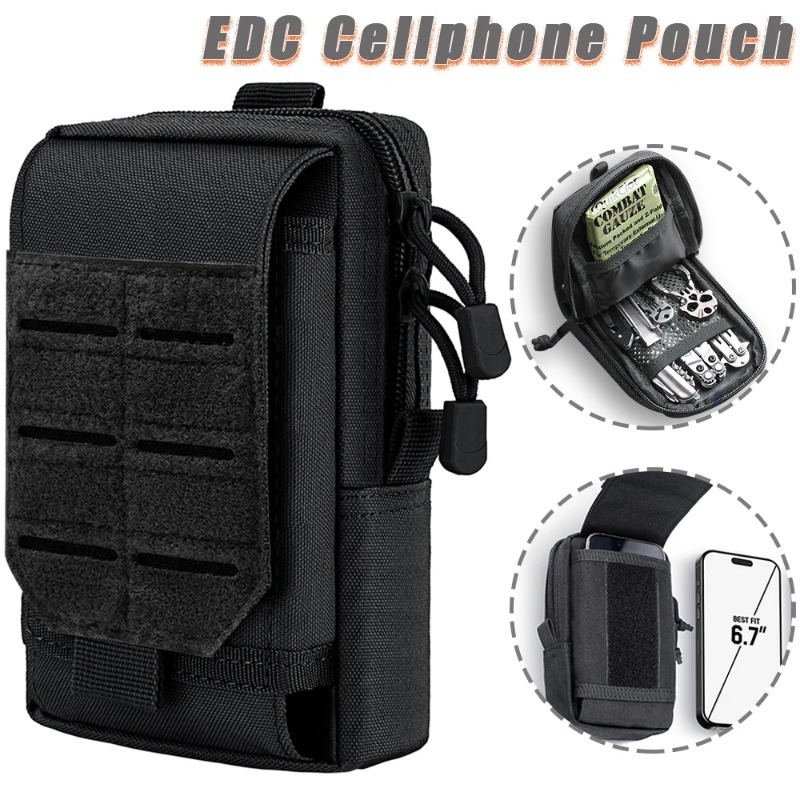 Tactical MOLLE EDC Utility Wai - Edc Carry Holster ulasan dan harga