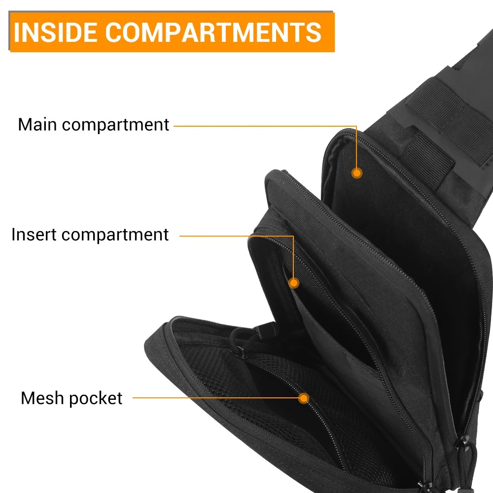 Tactical Pistol Gun Bag Concea - Edc Carry Gun ulasan dan harga