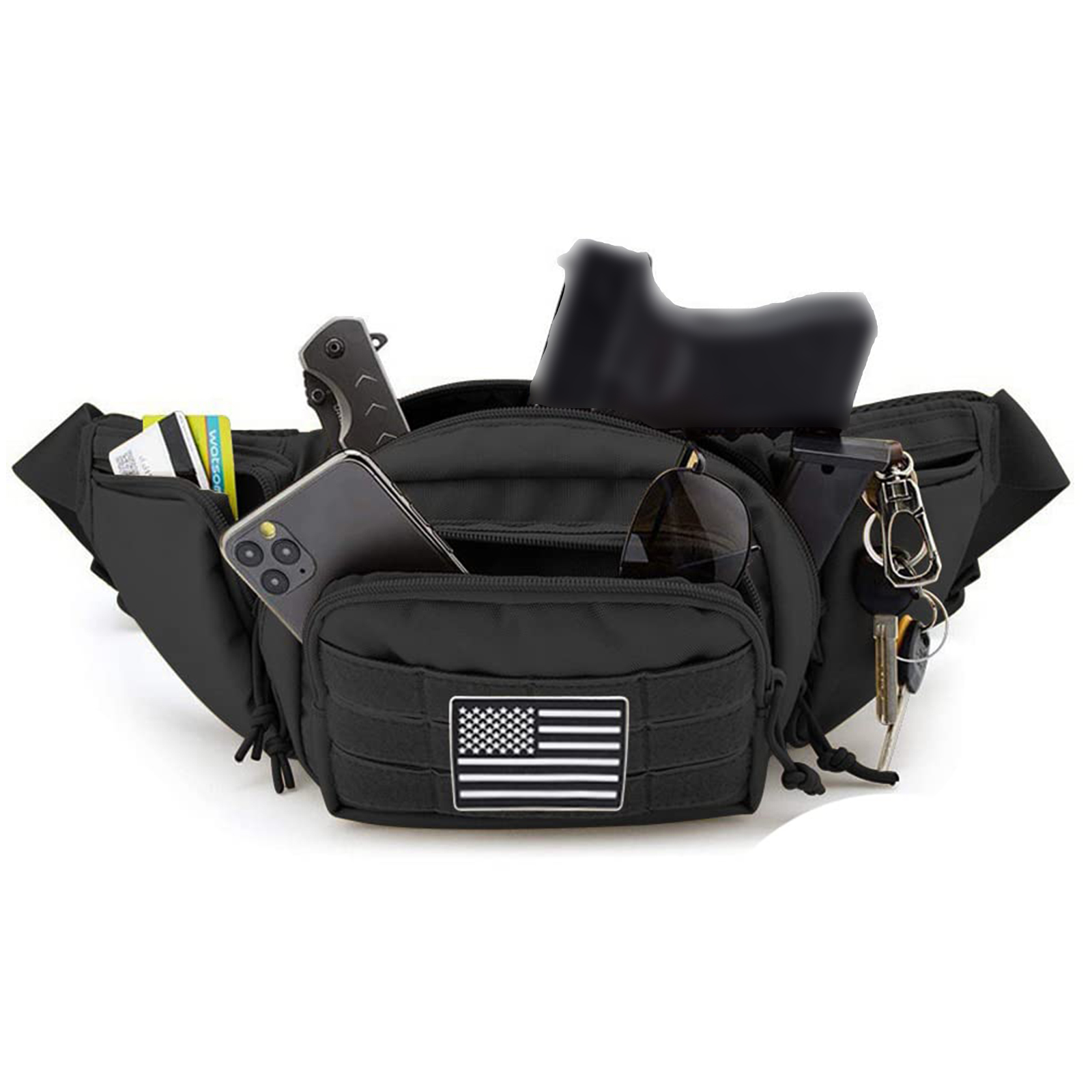 Tactical Fanny Pack Gun Holste - Edc Carry Gun ulasan dan harga