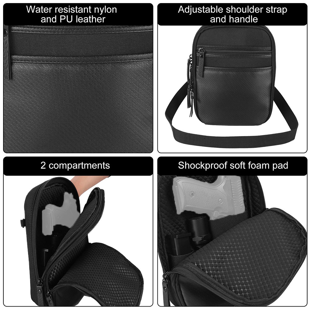 Tactical Gun Bag Concealed Car - Edc Carry Gun ulasan dan harga