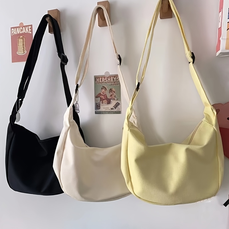 Waffle-Textured Crossbody Bag  - Edc Carry Bag ulasan dan harga