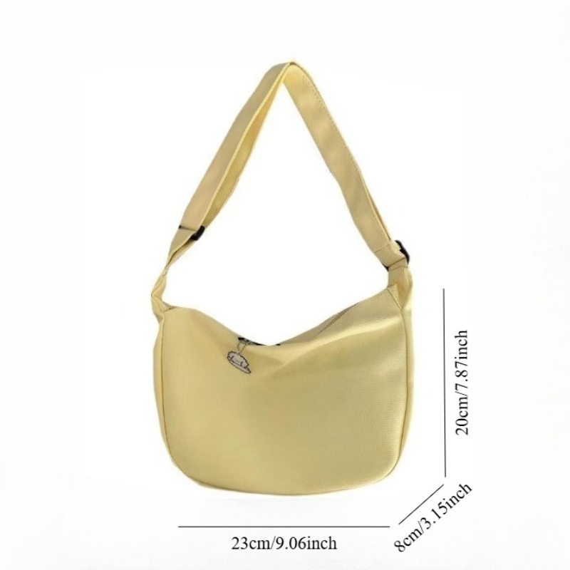 Waffle-Textured Crossbody Bag  - Edc Carry Bag ulasan dan harga